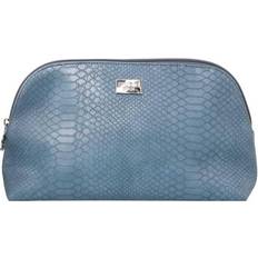 Azul Estuches de maquillaje Gillian Jones Cosmetic Bag Blue Snake Art: 10742-13