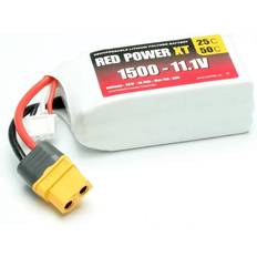 Red Power Modelbyggeri-batteripakke (LiPo) 11.1 V 1500 mAh Softcase XT60