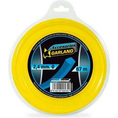 Cabezales de Recortadora y Hilos de Recortadora Garland Hilo Dispensador Nylon Cuadrado 67 m 2,4 mm 71023C6724