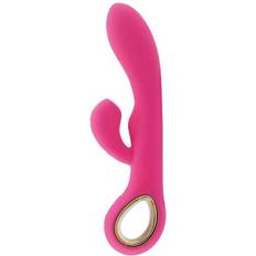 Sexleksaker Toyz4Lovers Vibrator Rabbit Handy G-Double Touch Grip Pink