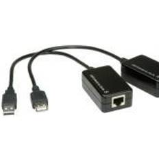 Kabellose Audio- & Bildübertragung Value USB 1.1 Verlängerung Über RJ45 45m