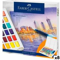 Faber-Castell Farver Faber-Castell Sæt med Akvarelfarver Creative Studio 8 enheder