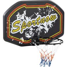 Sportnow Wall Mounted Mini Basketball Hoop and Net