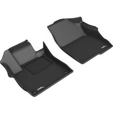 Car Interior 3D MAXpider MAXpider Custom Fit Kagu Floor Mat 2018-2021 Honda Accord 1ST Row