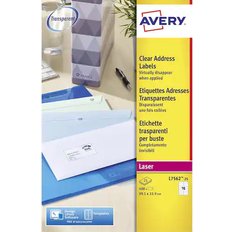 Avery Etiqueta Para Dirección Din A4 Imprimibles 99,1 x 33,9 mm Para Laser Paquete De 25 Hojas