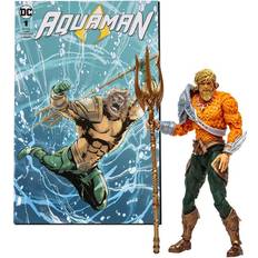 McFarlane Spielzeuge McFarlane DC Direct Aquaman Page Punchers 7" Action Figure with Comic Book