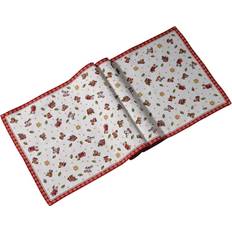 Tovaglie Villeroy & Boch Toy's Delight Extra Long Embroidered Runner XL Tovaglia Blu, Bianco, Rosso, Verde