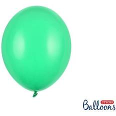 PartyDeco 100 stk Standard bright green balloner str 10"