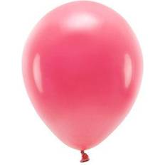 Festartikler PartyDeco 100 stk. Økologiske rød balloner str. 12"