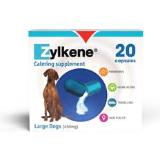 Vetoquinol Zylkene Calming Supplement for Dogs Cats Pk of 20 450 mg