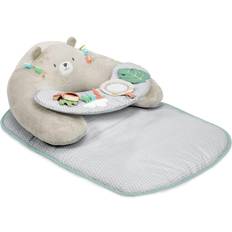 Chaises bébé Ingenuity Tapis d’éveil 4 en 1 Petit Ourson, Coussin de support pour apprentissage de la position assise Gris