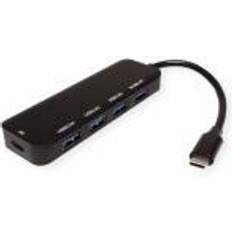 USB-hubs Value 4 Porte USB Combihub