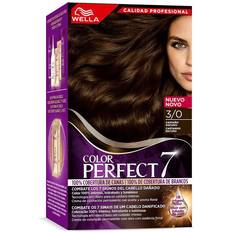 Semi-Permanent Hair Dyes on sale Wella Color Perfect 7 100% cobertura de canas #3/0-marrón oscuro 60ml