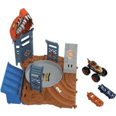 Plastikspielzeug Monstertrucks Hot Wheels Monster Trucks Arena Smashers Tiger Shark Spin Out Challenge