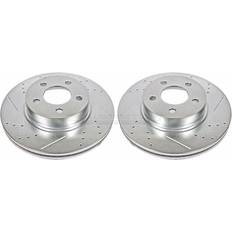 Friction Breaking Power Stop Evolution Drilled & Slotted Front Rotors AR8586XPR