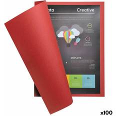 Rouge Classeurs Exacompta Paquet de 100 Chemises Bahia 24x32 cm Cardinal