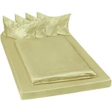 Grün Bettwäsche tectake Satin sheets bedding Bettbezug Grün