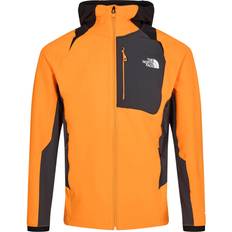 Gang & Vandring - Herre - Orange Jakker The North Face Men's Athletic Outdoor Softshell Hoodie - Cone Orange/Asphalt Grey/TNF Black