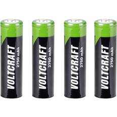 Aa batteri hr6 Voltcraft Genopladeligt AA-batteri NiMH 4 stk HR6 SE 2750 mAh