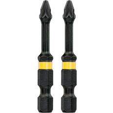 Power Tool Accessories Dewalt Pozi Extreme Impact Torsion Screwdriver Bit PZ2 50mm Pack of 2
