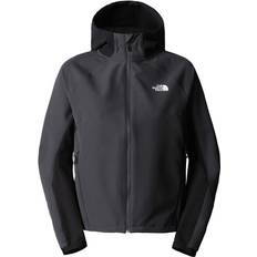 The north face athletic outdoor softshell The North Face Women's Athletic Outdoor Softshell Hoodie - Asphalt Grey/TNF Black