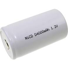 Batteri d r20 Mexcel Mexcel D-D4000H Special-batteri R20 (D) Tåler høj temperatur, Flat-Top NiCd 1.2 V 4000 mAh