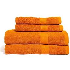 Orange Gæstehåndklæder Queen Anne Frotté Gæstehåndklæde Orange (50x)