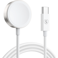 Apple watch magnetisk SiGN Magnetisk USB-C Laddare för Apple Watch, 2.5W, 1.2m Vit