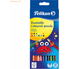 Sort Farveblyanter Pelikan 700115 farveblyant 12 stk. Multifarver
