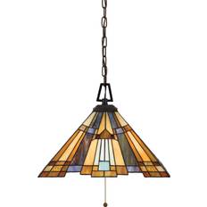 Lampe Tiffany Lustres QUOIZEL Inglenook Lustre 43.2cm