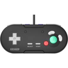 Nintendo GameCube Spil controllere Retro-Bit Legacy GC Wired Pad Black Gamepad Nintendo GAMECUBE Bestilt forventet på lager 31-03-2023