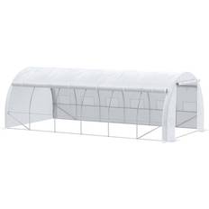 Greenhouses OutSunny Pollytunnel Tent Stainless steel Plastic