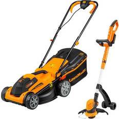 Lawn Mowers LawnMaster MFGT Combo (2x4.0Ah) Battery Powered Mower