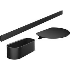 Hansgrohe WallStoris Badaccessoire-Set Mattschwarz
