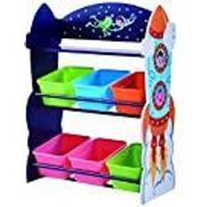 Toy space Outer Space Toy Organizer With Storage Bins