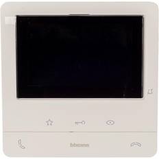 Webcams Legrand Video indendørsstation Classe 100 V16B med 5" (12,7 cm) LCD-farveskærm, 2 opkaldsknapper, 3 sensorer og 4 frit konfigurerbare knapper, LED-statusdispl