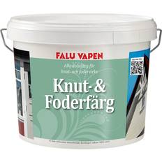 Falu Vapen Målarfärg Falu Vapen knot & Feeding Träfärg White 3L