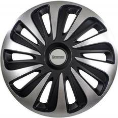 16 pulgadas Llantas de coche Michelin 009123 Tapacubos 16 4 Kit Negro/Plata