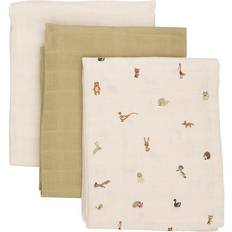 Pippi Stofbleer Pippi Organic Muslin Cloth 3-pak Woodsmoke