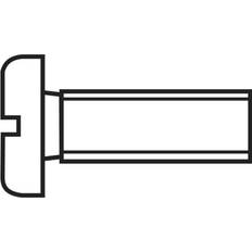 Toolcraft 814644 Cylinderskruer M2 DIN 84 Stål verzinkt 100