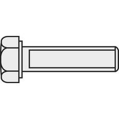 M1.6 Toolcraft Zeskantbout M1.6 10 mm DIN 933 Messing