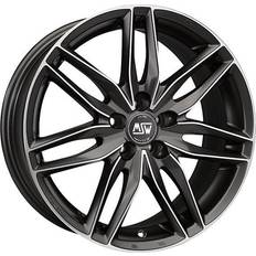 MSW 24 Alloy Wheels Matt Gun Set of 4