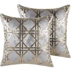 Beliani Cassia Complete Decoration Pillows Gold, Grey (45x45cm)