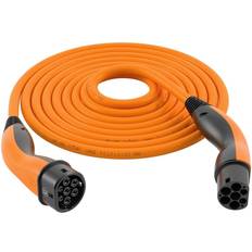 Wentronic Cable De Carga Para Vehículo Eléctrico Naranja Type 2 3 5 m