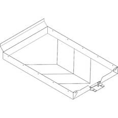 Läckageskydd kyl Tollco W30 vinkyl BxD: 296x465mm