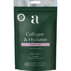 A+ Vitaminer & Kosttillskott A+ Collagen & Hyaluron kapslar Refill 120 st