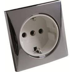 Berker Båtsystem uttag 230V krom/500048
