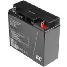 12v 17ah batterier Green Cell AGM Batteri Bly-syra 17 Ah svart