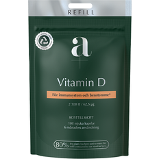 A+ Vitamin D refillpåse 180 mjuka 180 stk