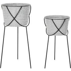 Jern stegepande Dkd Home Decor Sort Metal Jern 37 2 dele